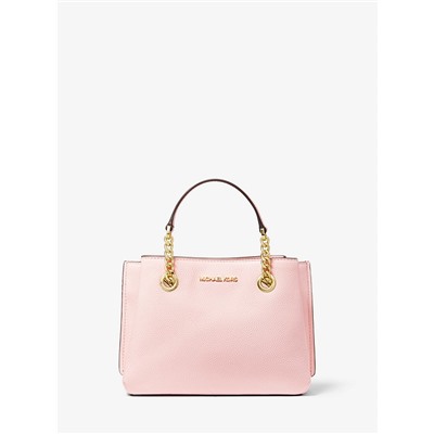 MICHAEL MICHAEL KORS Teagen Small Pebbled Leather Messenger Bag
