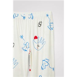 Pantalón pijama corazones