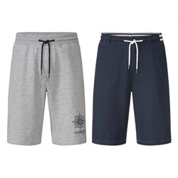 LIVERGY® Herren Sweatshorts mitaufgesetzter Gesäßtasche