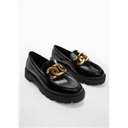 Mocasín cadenas  -  Mujer | MANGO OUTLET Melilla