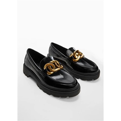 Mocasín cadenas  -  Mujer | MANGO OUTLET Melilla