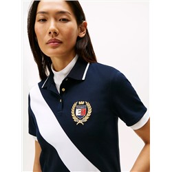 Banner Stripe Polo Dress