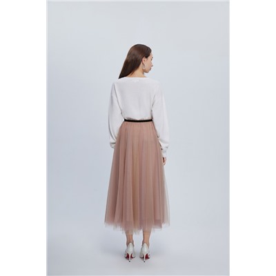 Jersey de lana y cachemir Blanco