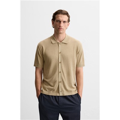 CAMISA PUNTO ALGODÓN - LINO