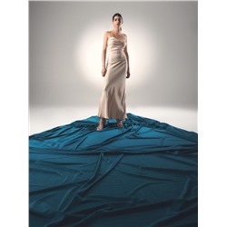 Maxikleid in Lingerie-Optik