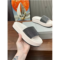 Женские шлепки на платформе Brunell*o Cucinell*i 🤩   Реплика 1:1