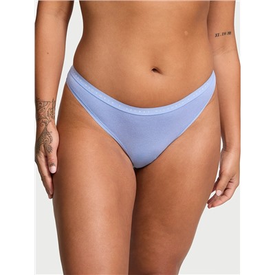 Stretch Cotton Thong Panty