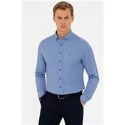 Pierre Cardin Lacivert Slim Fit Oxford Gömlek G021GL004.000.1294587