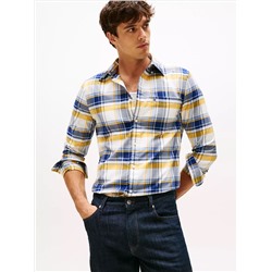 Regular Fit Big Check Print Shirt