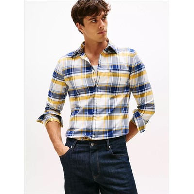 Regular Fit Big Check Print Shirt