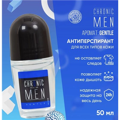 Антиперспирант роликовый мужской CHRONIC MEN Gentle 50 мл СТЕКЛО