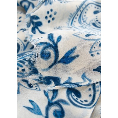 Fular estampado paisley