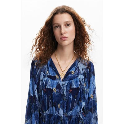 Vestido mini arty