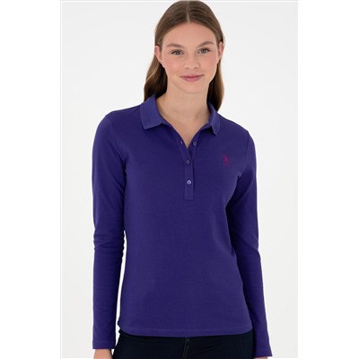 Kadın Mor Basic Sweatshirt