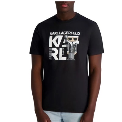 Karl Lagerfeld Paris Kocktail Graphic Cotton T-Shirt