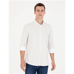 Pembe Slim Fit Uzun Kollu Gömlek