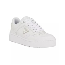 GUESS Women's Miram Platform Lace-Up Court Sneakers