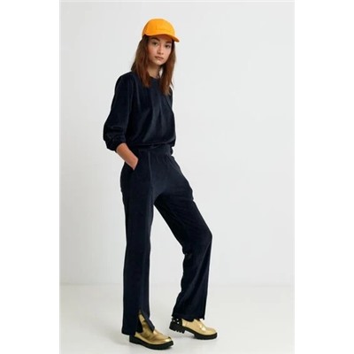 Pantalón ancho felpa