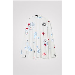 Camisa pijama corazones