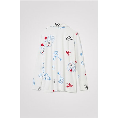 Camisa pijama corazones