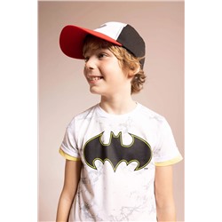 Erkek Çocuk Batman Regular Fit Bisiklet Yaka Kısa Kollu Tişört