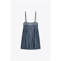 SHORT DENIM TRF DRESS