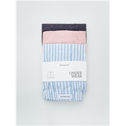 Locker gewebte Boxershorts, 3er-Pack