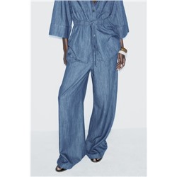 PANTALÓN DENIM Z1975 FLUIDO WIDE LEG