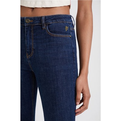 Pantalón vaquero skinny tobillero