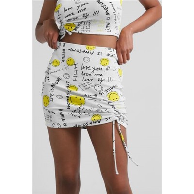 Minifalda slim Smiley®