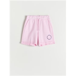 Shorts aus Sweatjersey