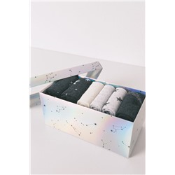 Pack 6 calcetines largos algodón estrellas