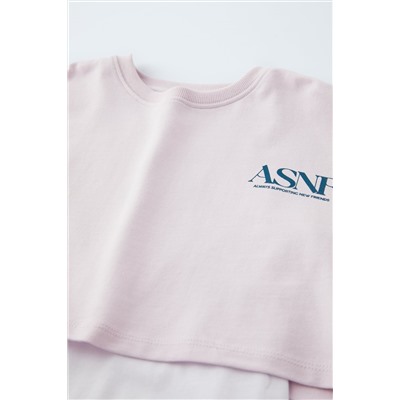DOUBLE TEXT T-SHIRT