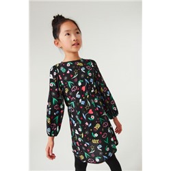 Bedrucktes Kleid (3-16yrs)