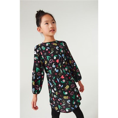 Bedrucktes Kleid (3-16yrs)