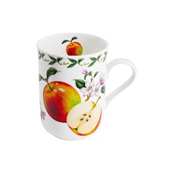 Кружка, 300 мл, фарфор F, белая, Яблоко, Orchard Fruits, 53975