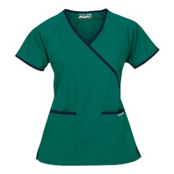 Butter-Soft Scrubs by UA™ Mock Wrap Top