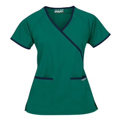 Butter-Soft Scrubs by UA™ Mock Wrap Top