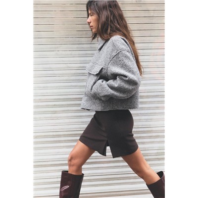 SHORT BOUCLÉ JACKET