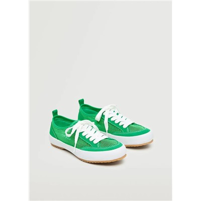 Deportivas rejilla combinada -  Mujer | MANGO OUTLET Melilla