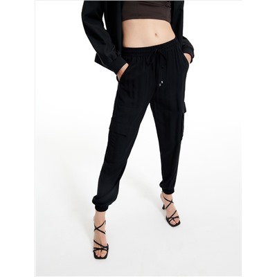 Viscose rich joggers