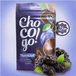 Чернослив в темной кондитерской глазури ChoCoGo 100 г 1/18, шт