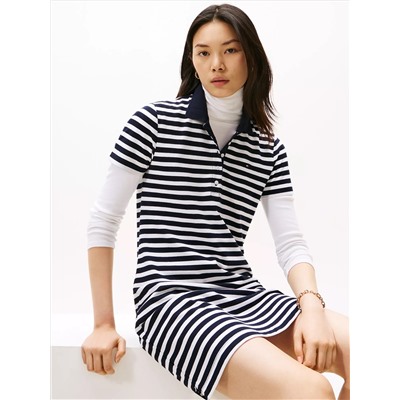 Stripe Polo Dress