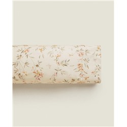 FLOWER AND BUTTERFLY PRINT PILLOWCASE