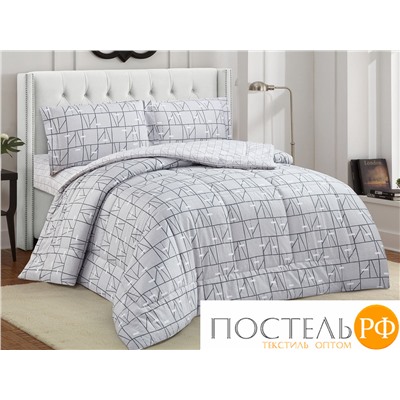 КПБ CLEO сатин "Notte Bianca" с одеялом евро 200*220*1 230*250*1 50*70*2(±2) 32/005-NBO