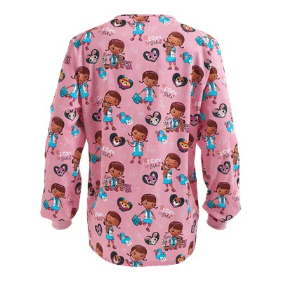 Cherokee Tooniforms Scrubs I Care For Pets Scrub Jacket