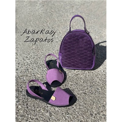 Ab.Zapatos • 3106-8 • Lavanda+AB.Z · Pelle · mochila 421 (650) morado