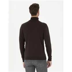 Kahverengi Slim Fit Kazak