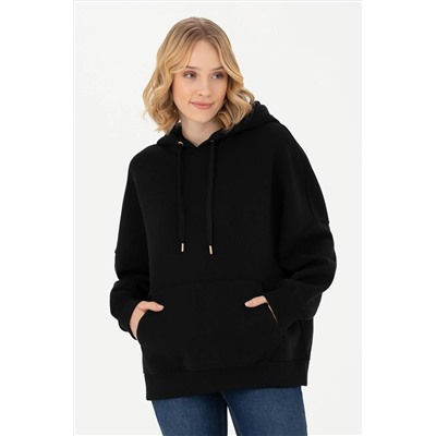 Kadın Siyah Sweatshirt