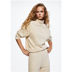 Sudadera pana cuello perkins -  Mujer | MANGO OUTLET Melilla